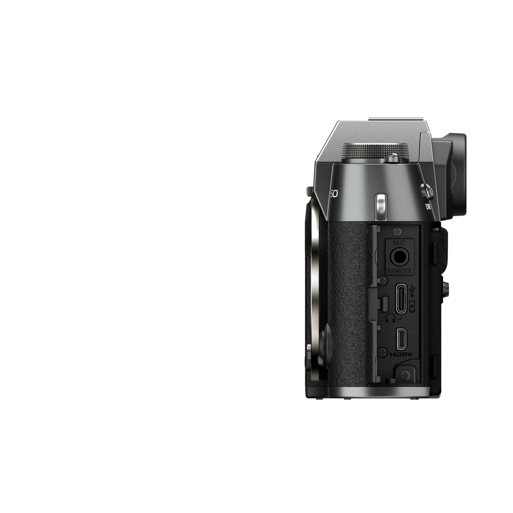 Fujifilm X-T50 Mirrorless Camera with 16-50mm f/2.8-4.8 Lens (Charcoal Silver)