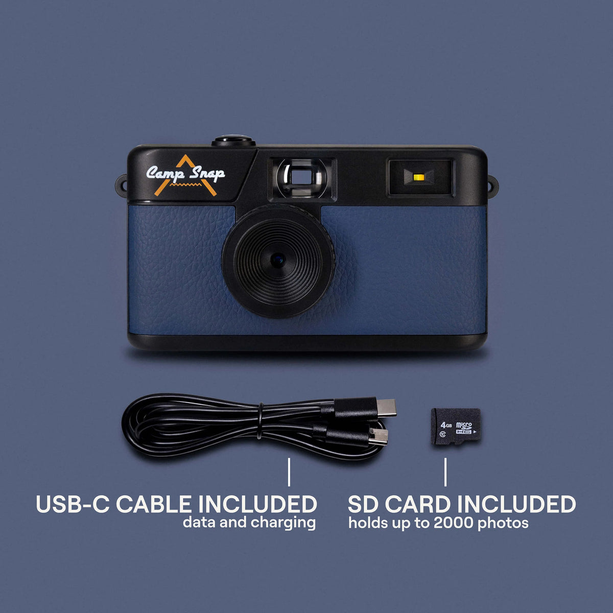 Camp Snap Screen-Free Digital Camera (Midnight Blue)