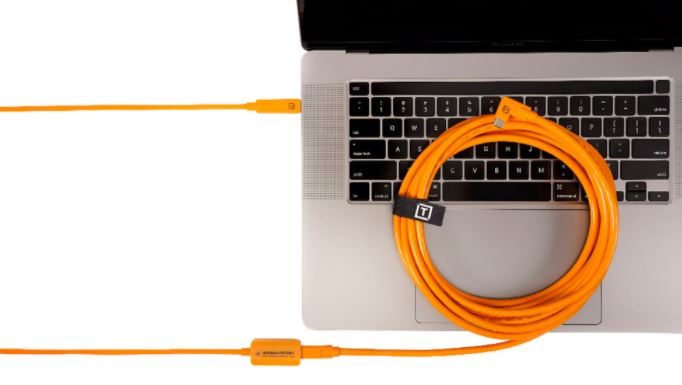 Tether Tools TetherBoost USB-C Cable orange