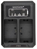 Promaster Dually Charger - USB-A for Canon LP-E6(N/NH/P)