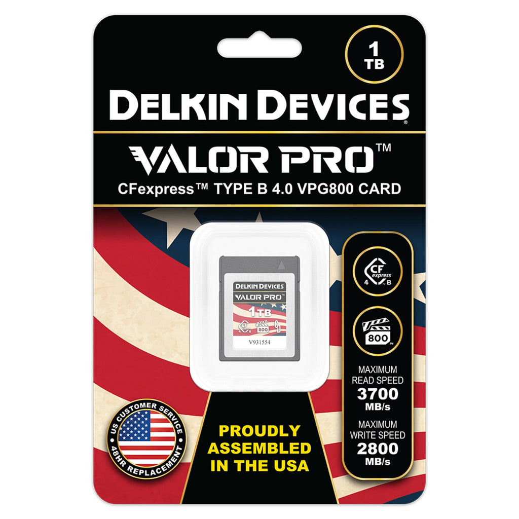 Delkin Devices 1TB VALOR PRO CFexpress Type-B Memory Card