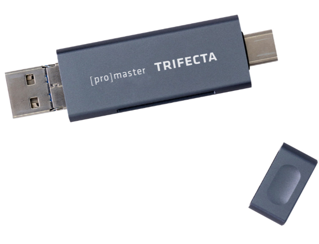 Promaster Trifecta UHS-I SD /Micro SD Card Reader #72409