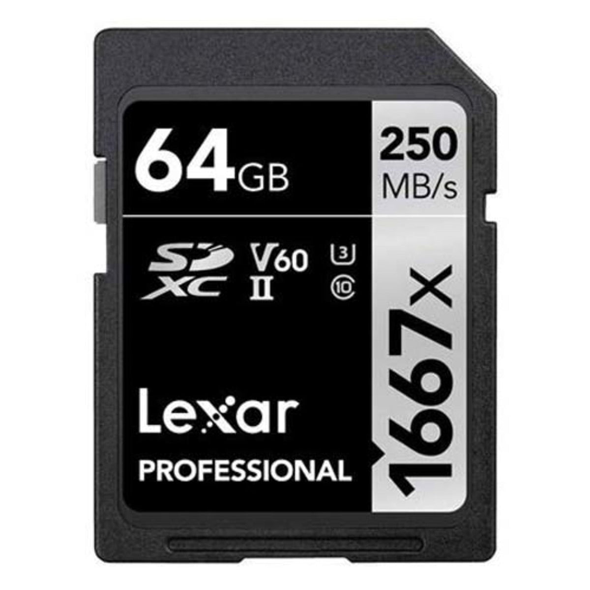 Lexar 64GB Professional 1667x UHS-II SDXC Memory Card