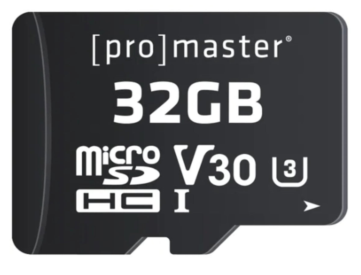 Promaster Micro SDHC 32GB Advanced UHS-I V30 Memory Card