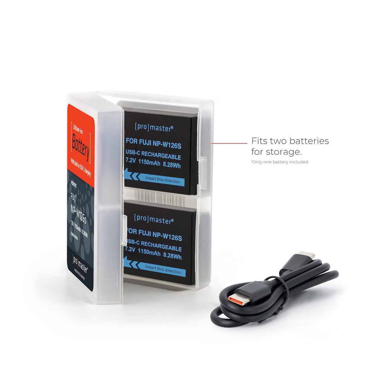 Promaster NP-W126s Battery for Fujifilm with USB-C Charging