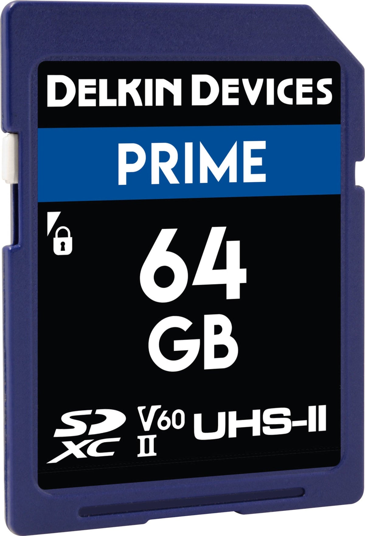 Delkin Devices 64GB SDXC UHS-II U3 V60 Prime Memory Card