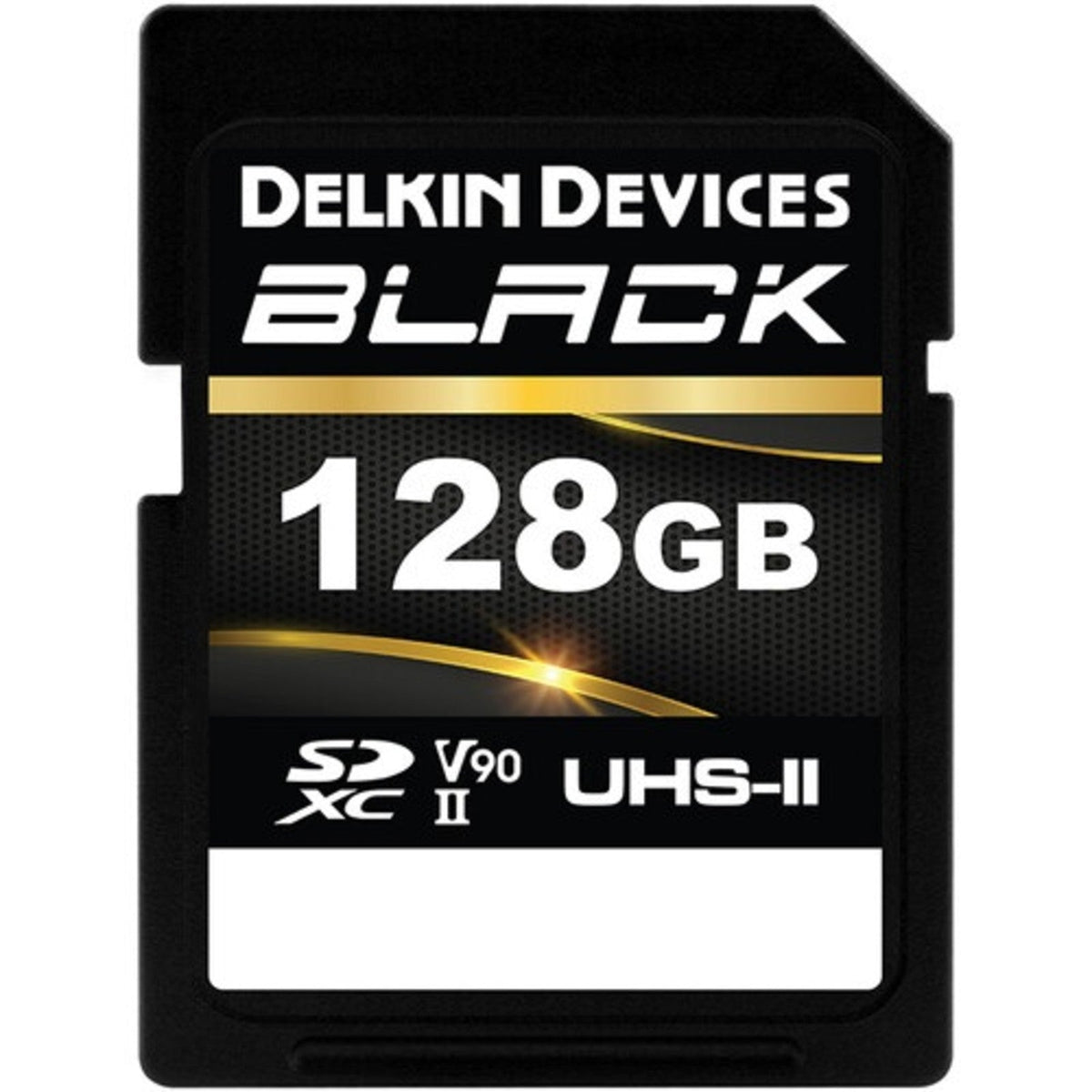 Delkin Devices 128GB Black UHS-II SDXC Memory Card