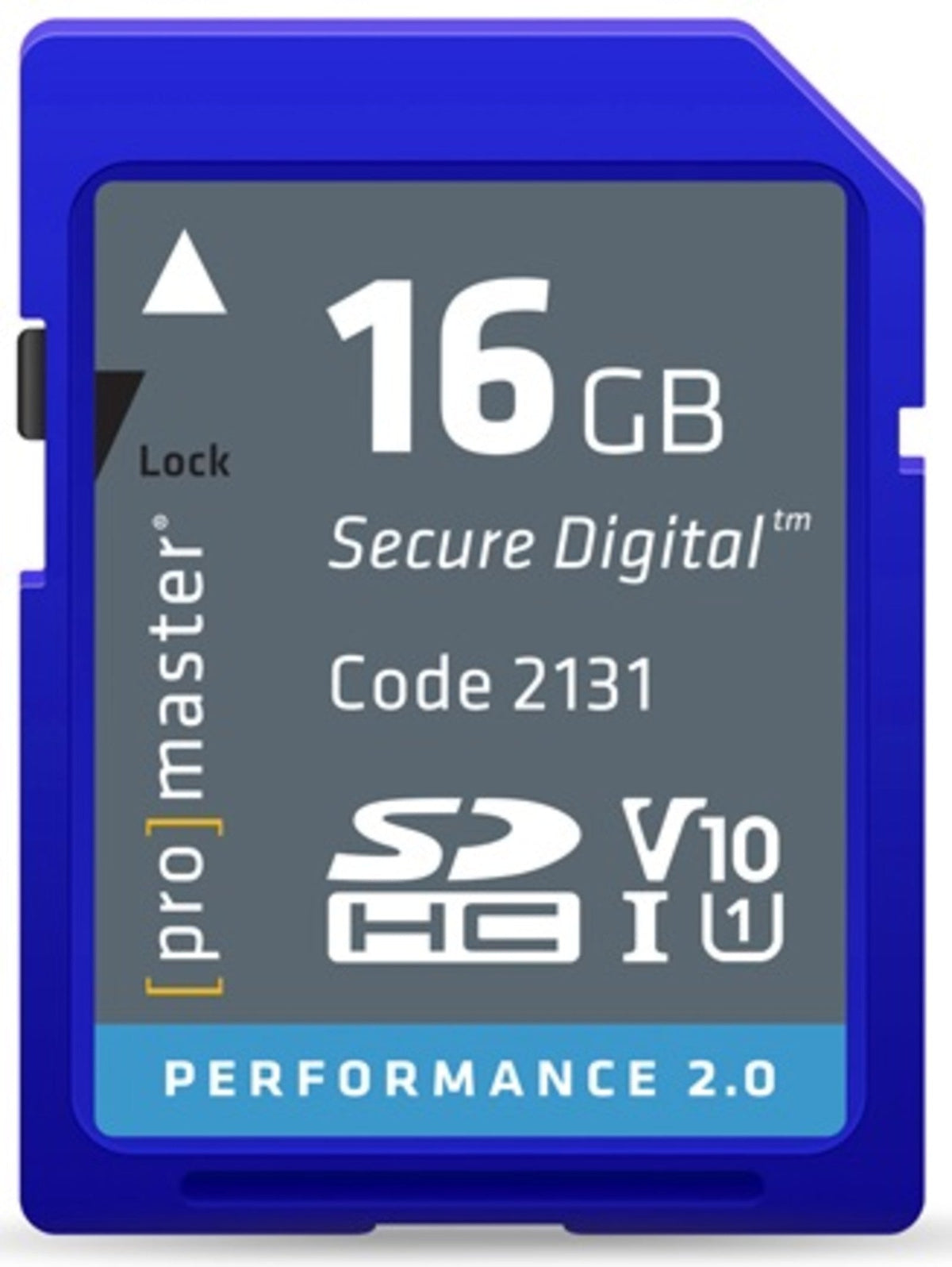 Promaster SDHC 16GB Performance 2.0 UHS-I Memory Card