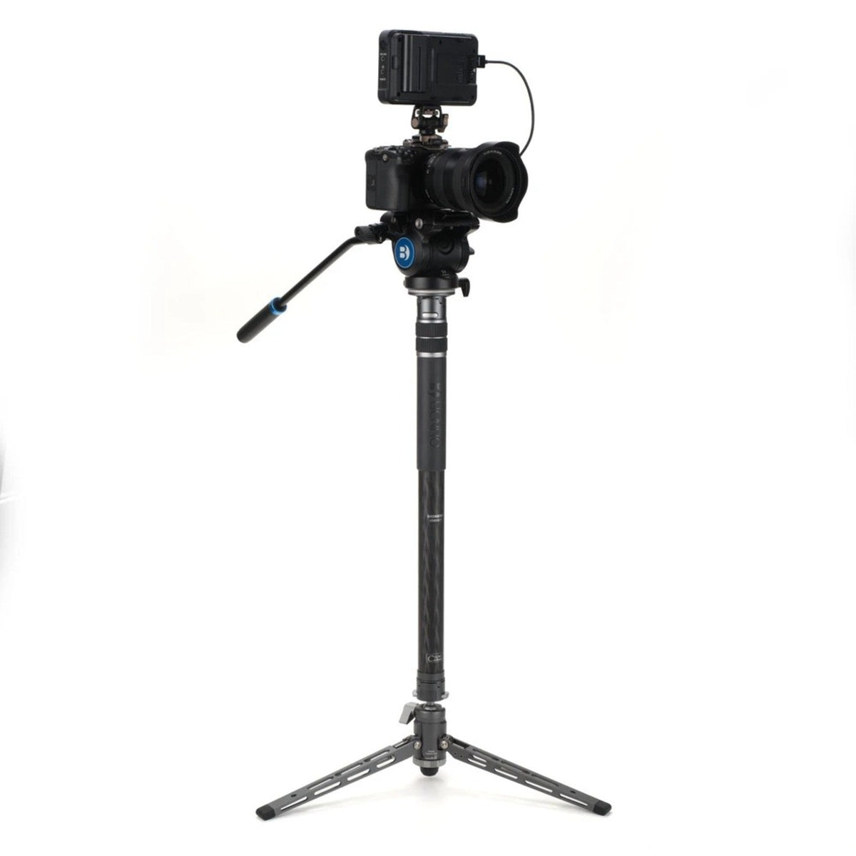 Benro MBB34CT BadaBing Carbon Fiber Monopod with Dual-Twist RapidDeploy System and Tap-to-Open Base