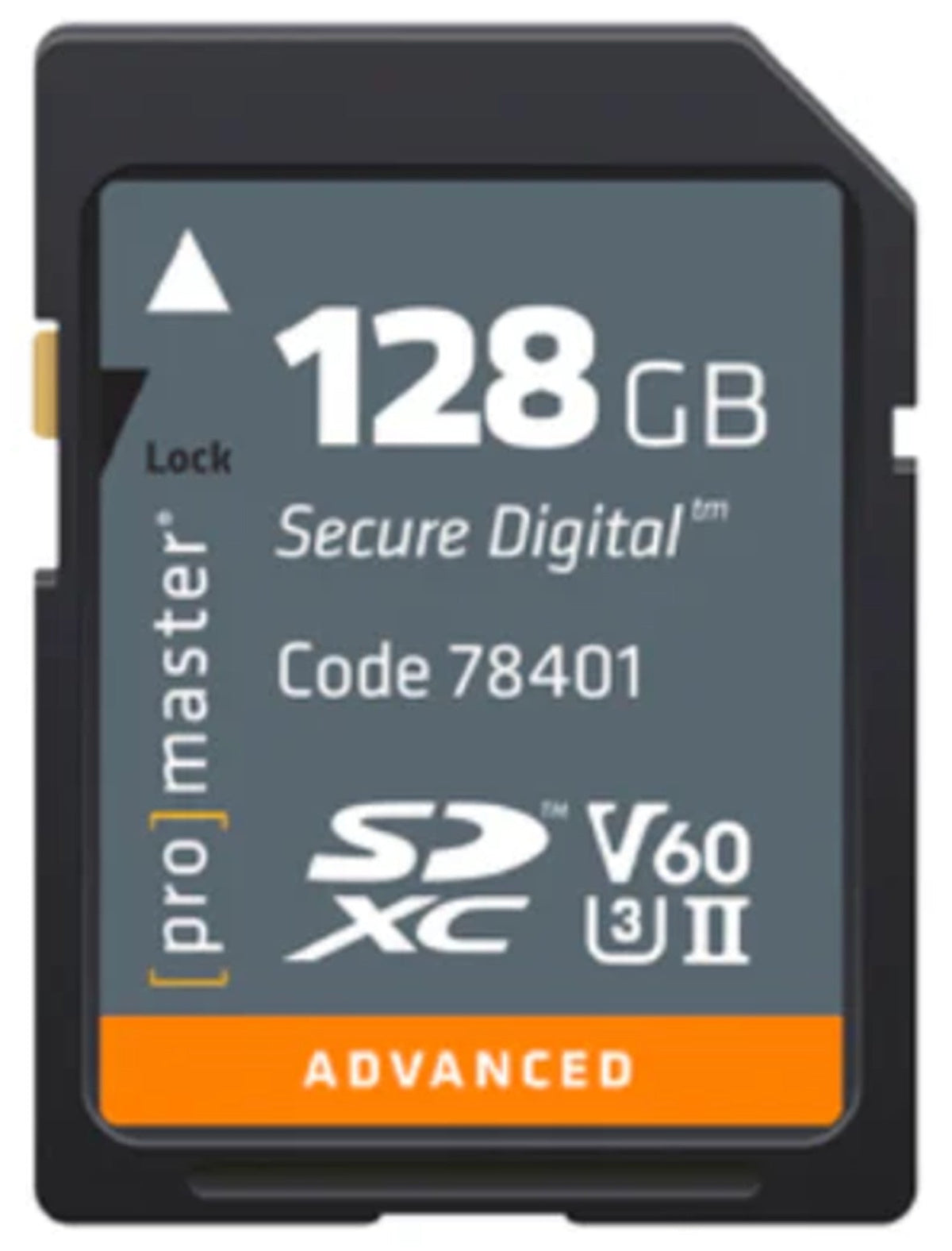 Promaster SDXC 128GB Advanced UHS-II V60 Memory Card