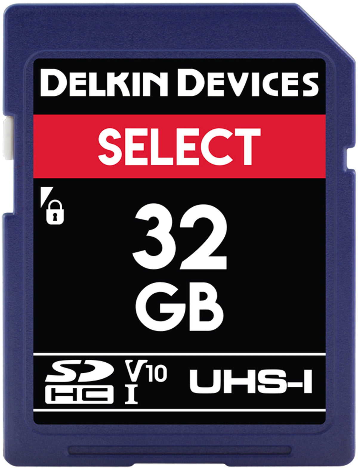 Delkin Devices Select UHS-I V10 U1 SDHC Memory Card - 32GB