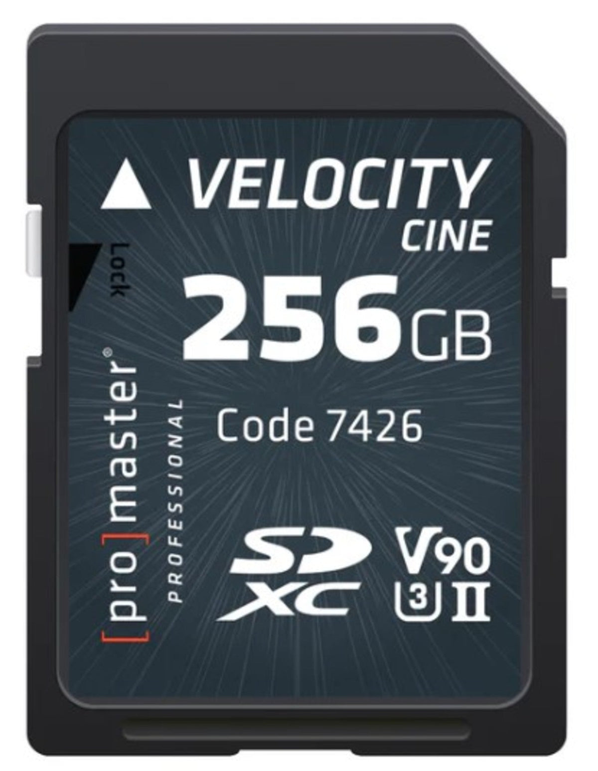 Promaster SDXC 256GB Velocity CINE UHS-II V90 Memory Card