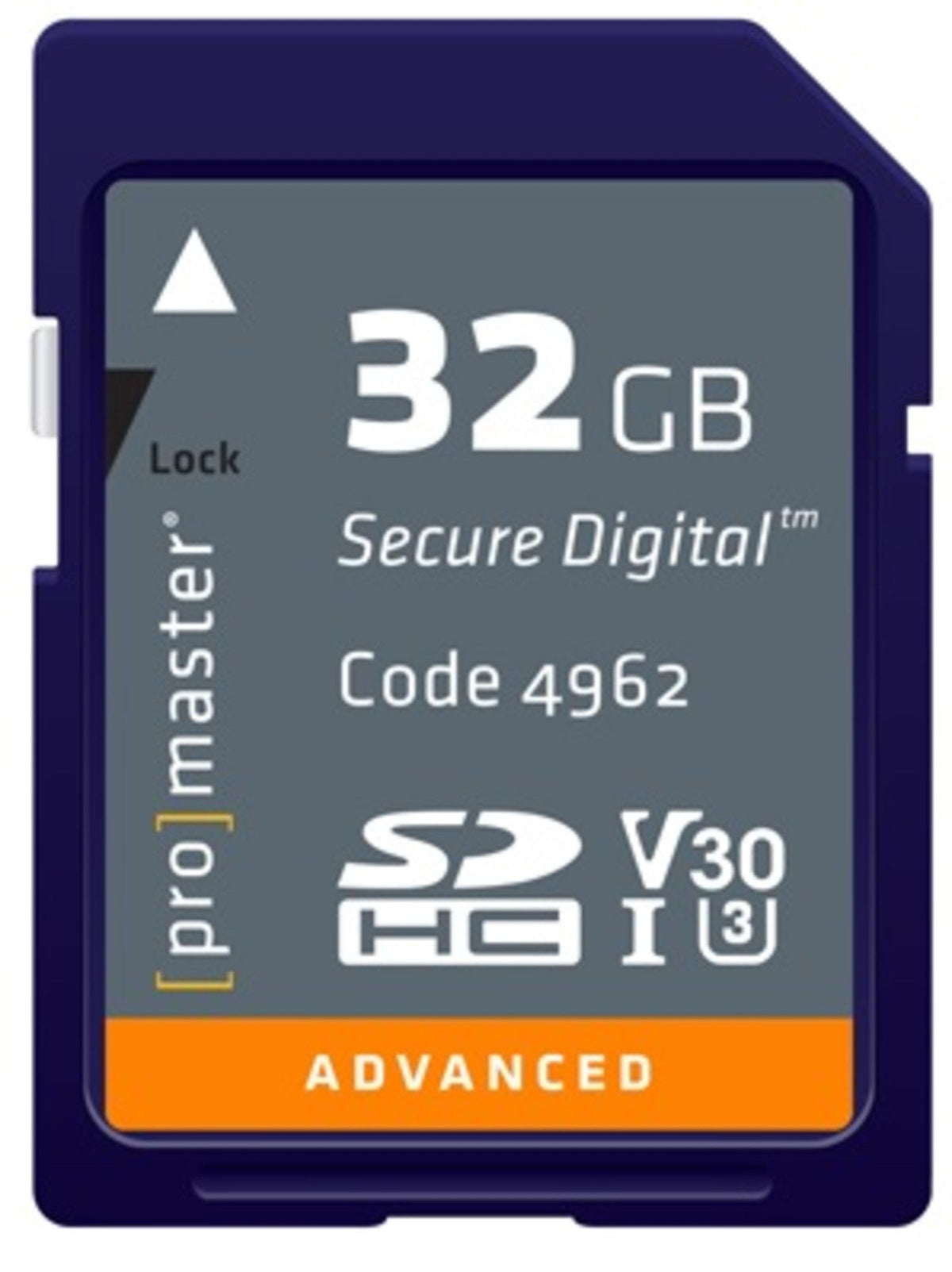 Promaster SDHC 32GB Advanced UHS-I V30 Memory Card